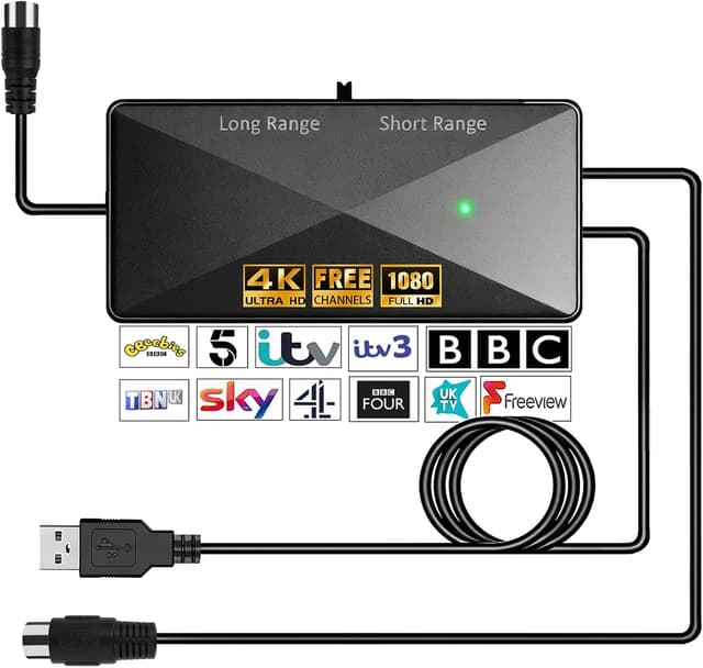 Detalle de TV aerial amplifier 25 dB signal booster