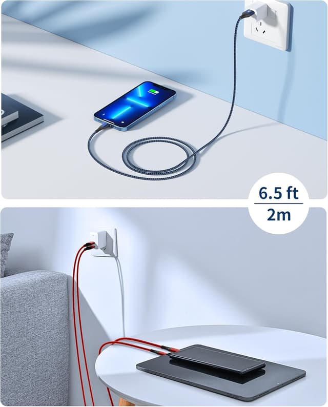Detalle 2 de IDISON iPhone charging cable 2m 3 pack