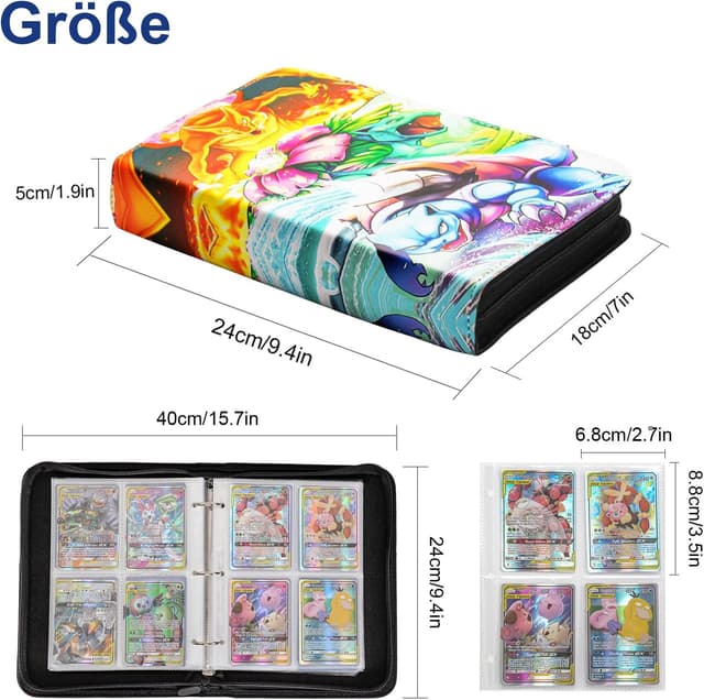 Detalle 2 de Sammelalbum für Pokémon Karten 50 Seiten