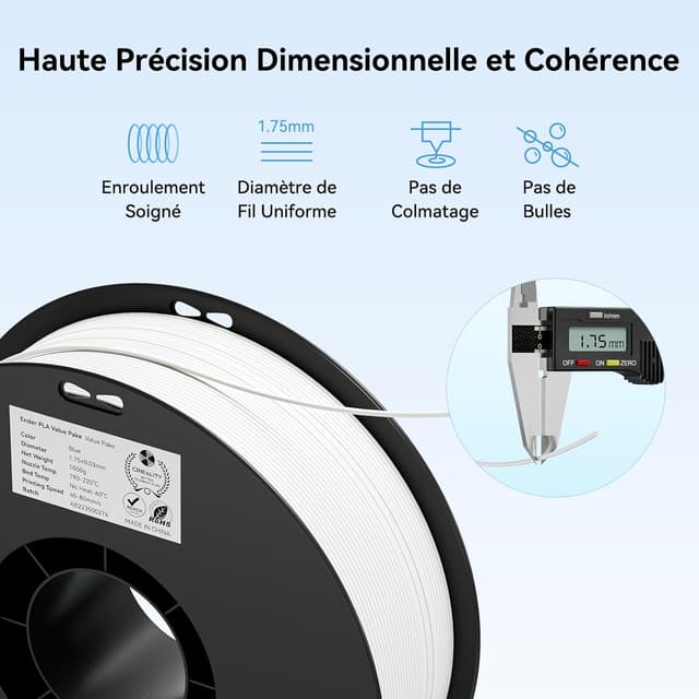 Thumbnail 1 de Creality Ender-PLA filament PLA 2 kg 🖨