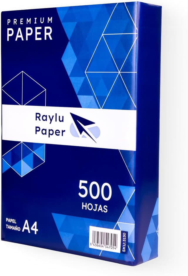 Detalle de RAYLU PAPER Folios A4 80 g 500 hojas