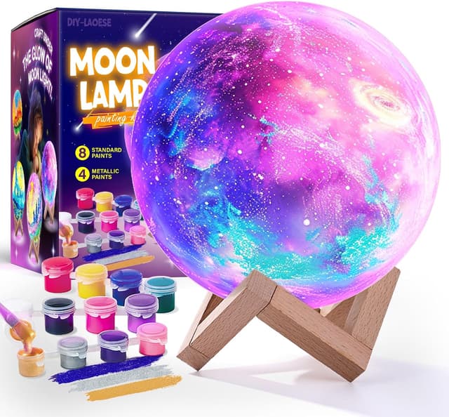 Imagen de Mond Lampe Bastelset für Kinder 3D Nachtlicht en OfertitasTOP