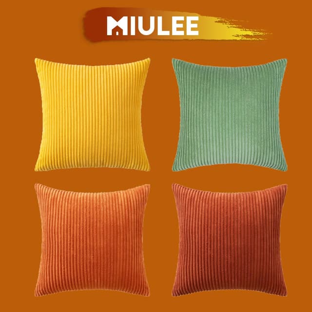 Detalle 1 de Federe per cuscini MIULEE velluto 40x40