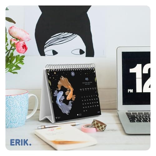 Detalle 2 de Grupo Erik Calendario sobremesa 2026 Astral 19,5 x 16,5 cm 📅
