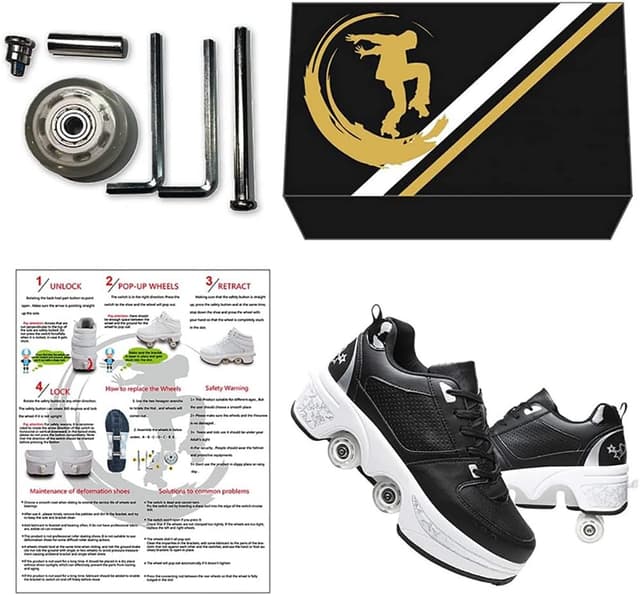 Thumbnail 6 de Schuhe mit Rollen Rollschuhe Skate 2-in-1