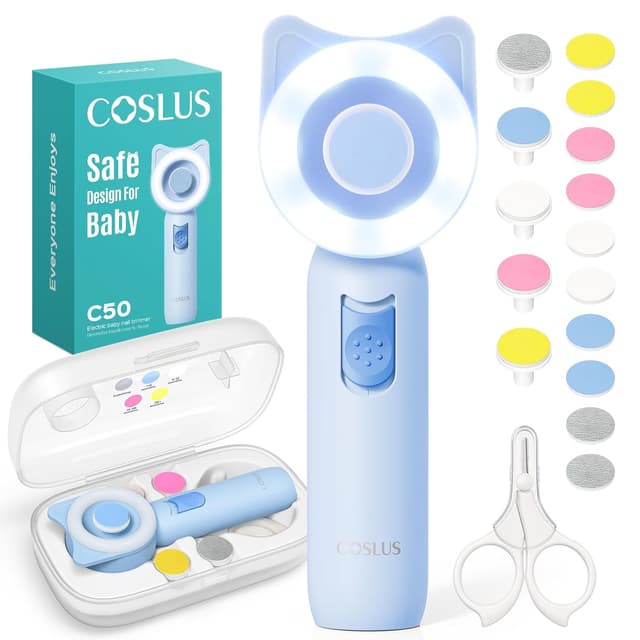 Detalle de COSLUS C50 Baby Nagelpflegeset 16-in-1