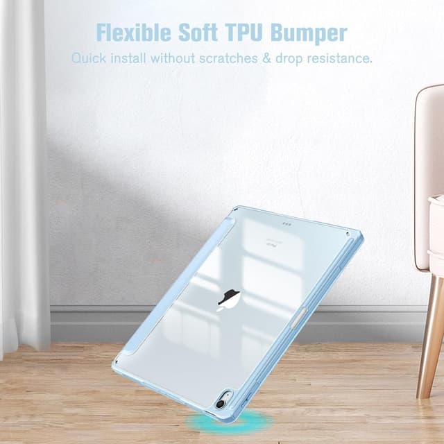 Thumbnail 6 de FINTIE Hybrid Case for iPad Air 13-inch (M4 2026 / M3 2025 / M2 2024) with Pencil Holder & Auto Wake/Sleep – Sky Blue