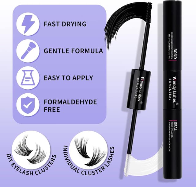 Thumbnail 5 de Pestañas C Curl C3+C9 en Racimo 12-16mm Kit DIY