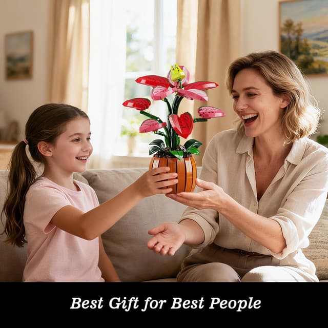 Thumbnail 3 de HiWEEGO Flowers Botanicals Bonsaï 782 pièces