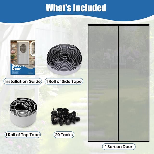 Thumbnail 6 de Velway zanzariera magnetica 90 x 210 cm