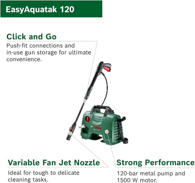 Thumbnail 1 de Bosch EasyAquatak 120 pressure washer 1500W