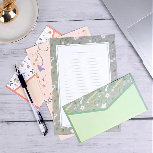 Detalle 2 de Vicloon Briefpapier Set 54-teilig A5