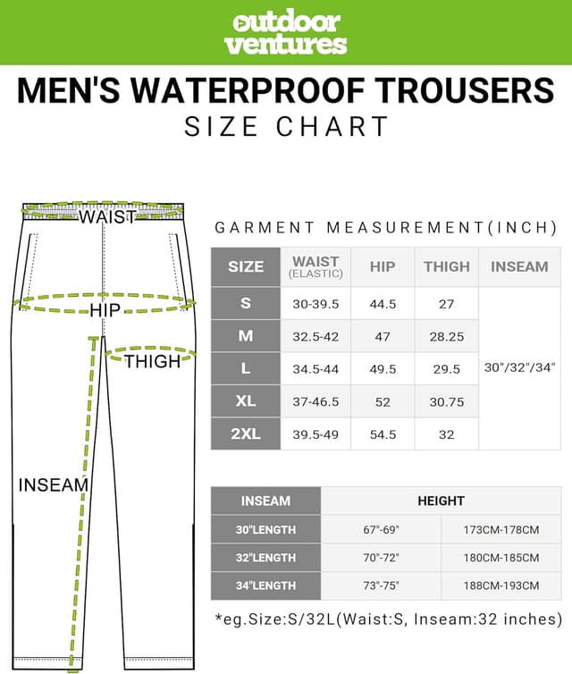 Thumbnail 5 de Outdoor Ventures Waterproof Trousers