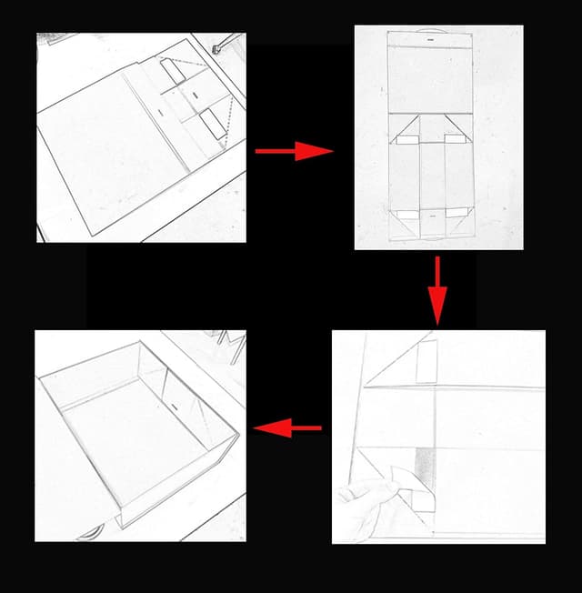 Detalle 2 de Marble Gift Box with Magnetic Lids (23.5x17x10 cm) for Valentine’s, Birthdays & more