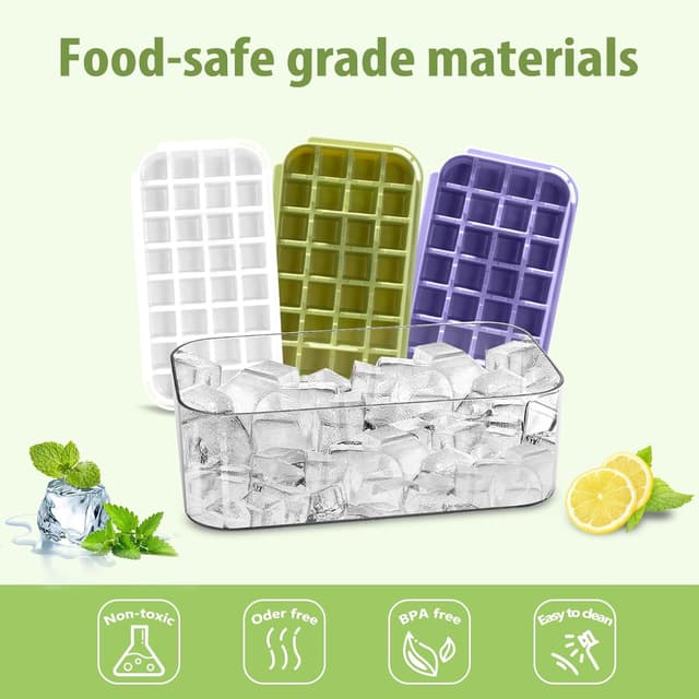 Thumbnail 3 de Cubiteras Green Hhielo, Moldes Reutilizables de 64