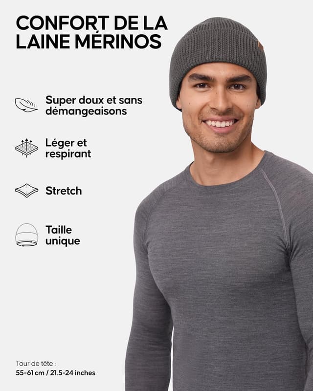 Thumbnail 1 de DANISH ENDURANCE bonnet mérinos 55–61 cm