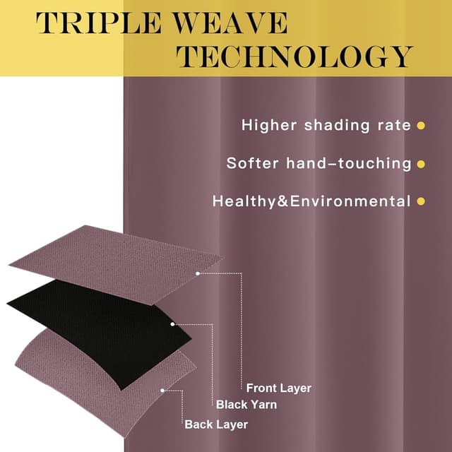 Thumbnail 2 de NICETOWN Blackout Curtain 52 x 90 in Thermal Panel 🪟