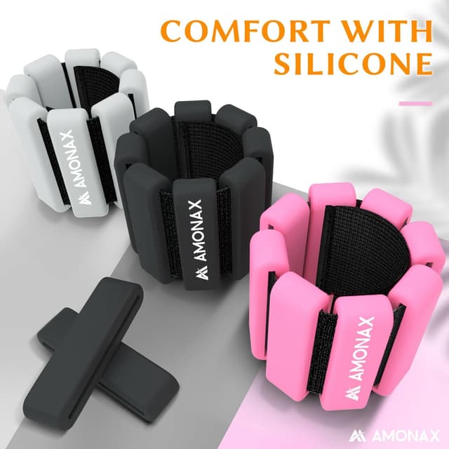 Detalle 2 de Amonax Adjustable Ankle and Wrist Weights 1 lb 🏋️♀