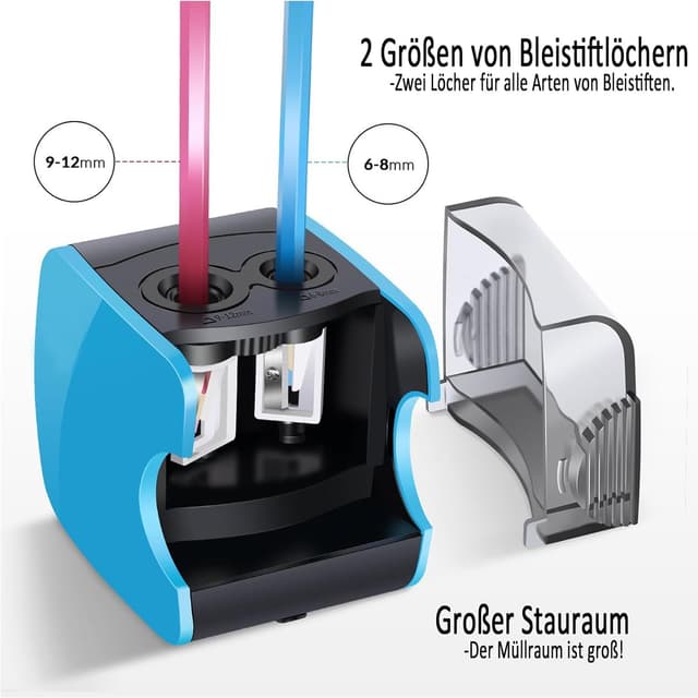 Detalle 2 de Elektrischer Spitzer Doppelloch 6–12 mm