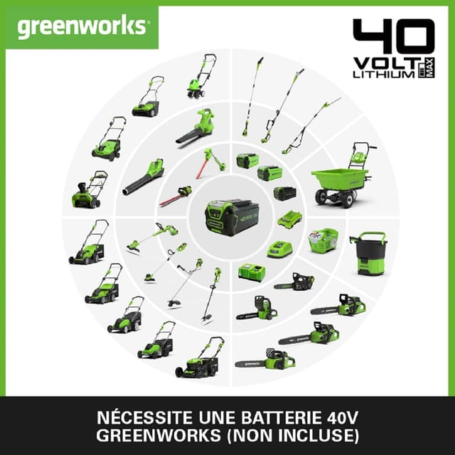 Thumbnail 4 de Greenworks Coupe-bordure sans fil 30 cm