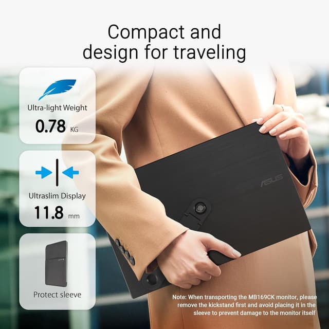 Thumbnail 4 de ASUS ZenScreen MB169CK 15.6" Portable Monitor