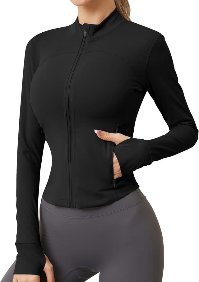 Detalle de IECCP Damen Sportjacke Langarm Laufjacke