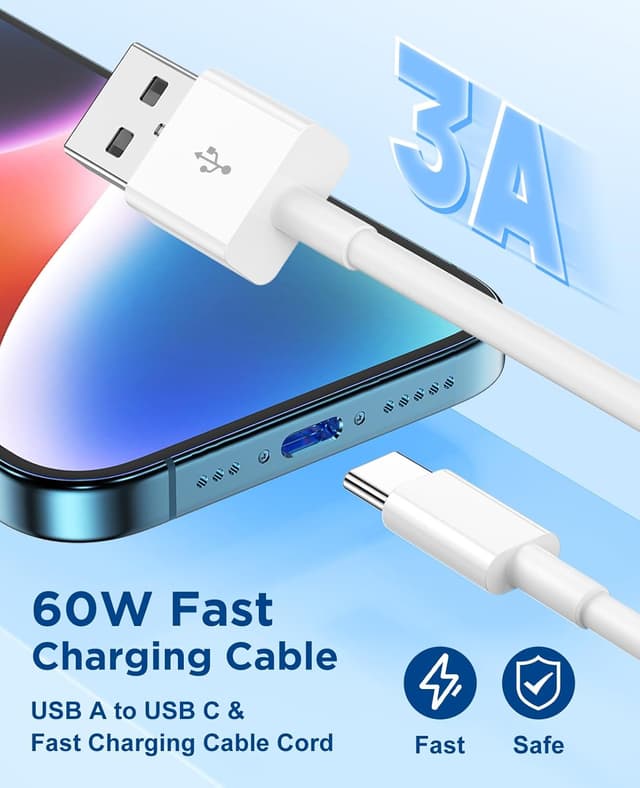 Detalle 2 de Extra Long USB C Cable 15FT Charge