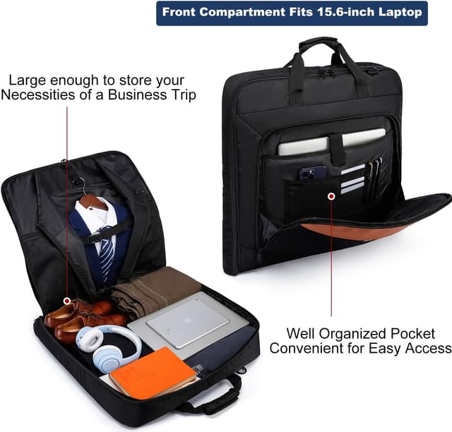 Detalle 2 de PUSLOM Housse pour costume 3 pièces 22×46"