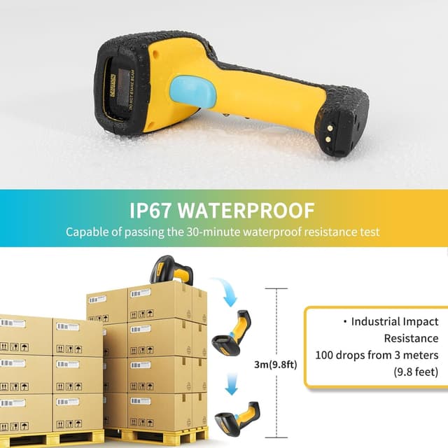 Thumbnail 4 de NETUM NT-1200 scanner QR industriel 2500 mAh