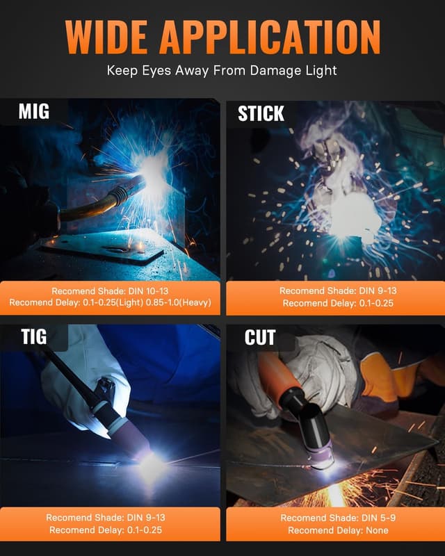 Thumbnail 4 de HITBOX Welding Helmet 4/9-13 🛡