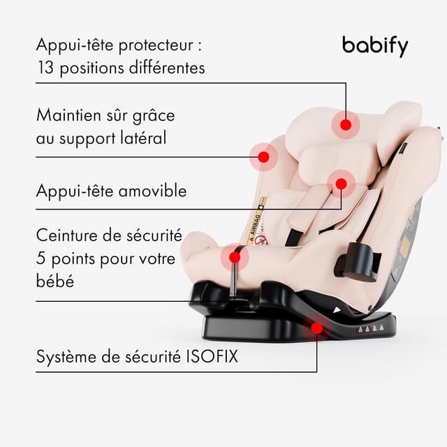 Detalle 2 de Babify Siege Auto 40-150 cm pour enfant