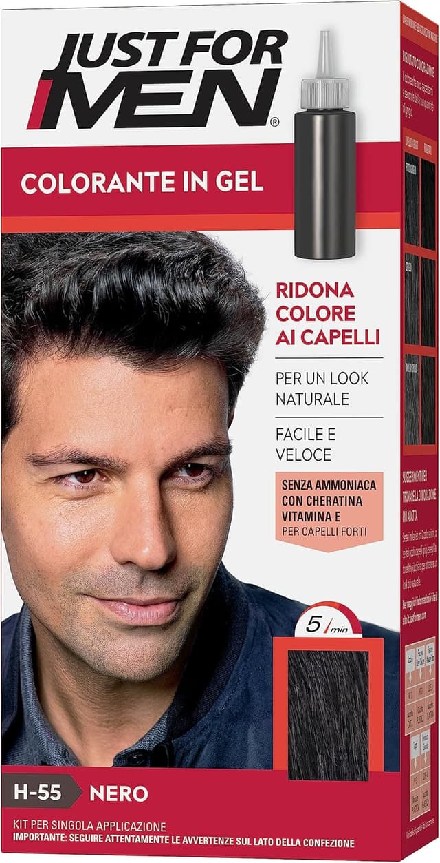 Imagen de Just For Men H55 tintura nera 8 settimane en OfertitasTOP