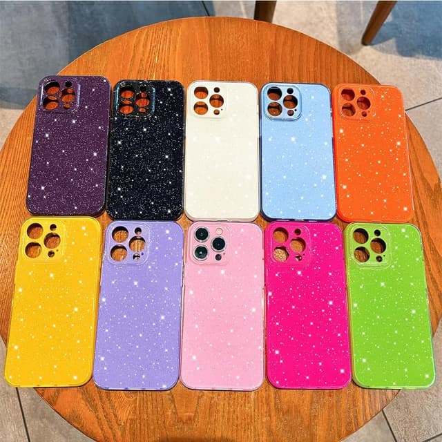 Thumbnail 6 de CaseLover Galaxy A15 Hülle Rosa Glitzer 5G