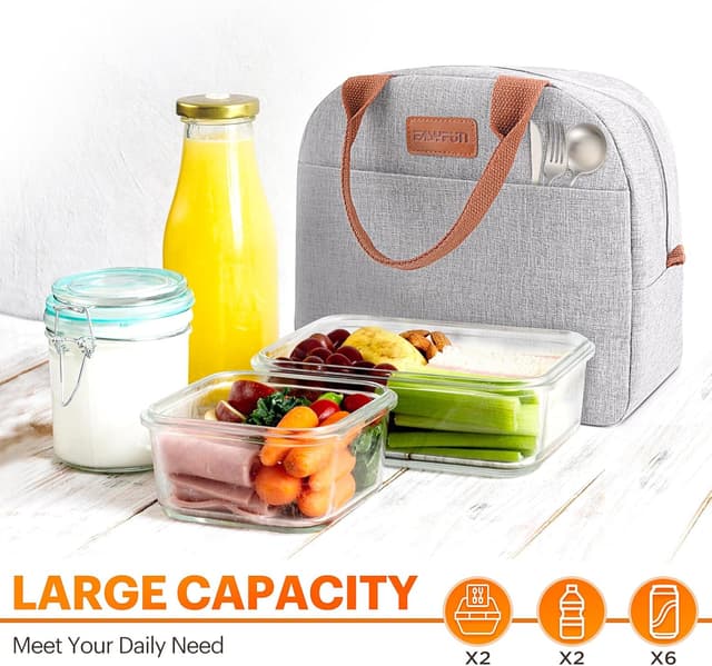 Detalle de Insulated Lunch Bag Small, Leakproof Cooler