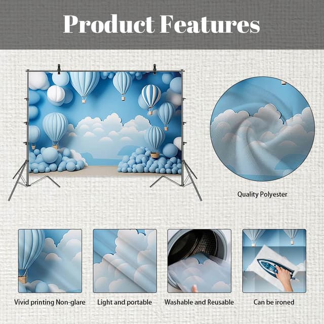 Detalle 1 de MEHOFOND birthday backdrop 10x7ft