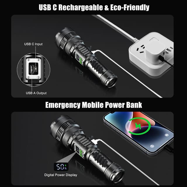 Thumbnail 4 de JAY-PARK Torches 1,000,000 lumens LED torch 🔦