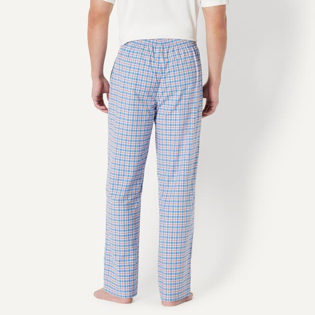 Detalle de Amazon Essentials Men’s Full-Length Relaxed-Fit Pyjama Trousers (Cotton Poplin)