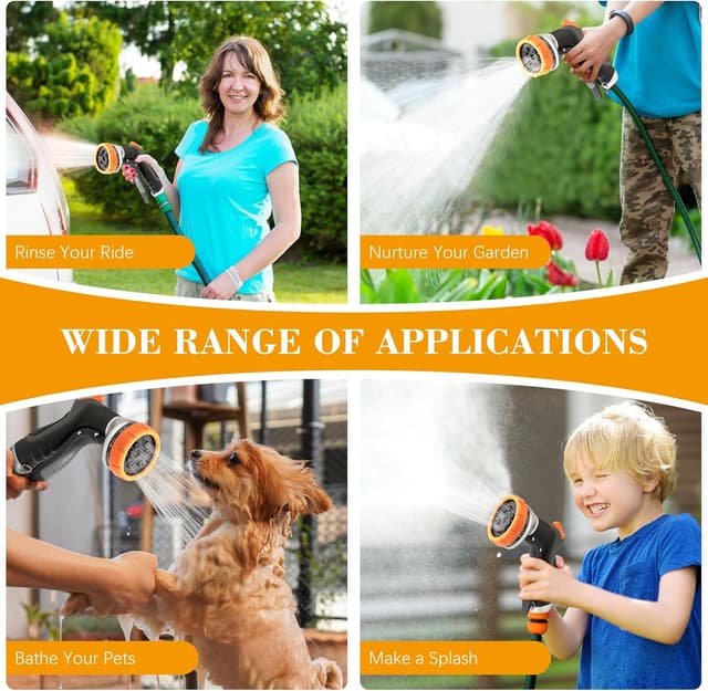 Detalle de JelKen Hose Pipe Spray Gun with 10 Patterns