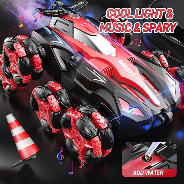 Thumbnail 1 de Warmiehomy 8WD RC Stunt Car 360° spins