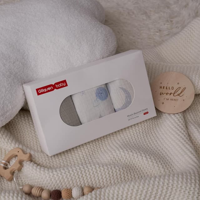 Thumbnail 6 de 3er-Pack Spannbettlaken 100% Musselin