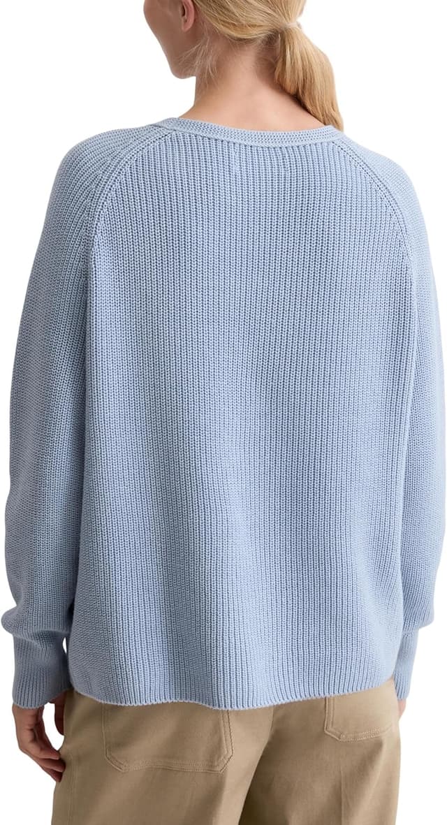 Detalle de Marc O’Polo Damen Strickpullover aus Bio-Baumwolle im Loose Fit