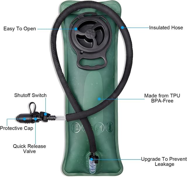 Thumbnail 2 de G4Free 22L zaino idratazione con sacca 3L per trekking