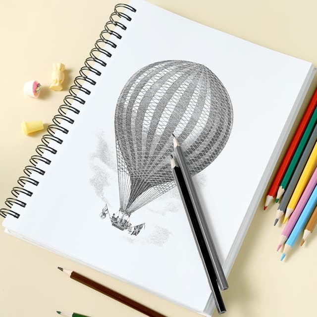 Detalle 2 de Ohuhu A4 Mixed Media Sketchbook 200gsm — 124 pages 🎨