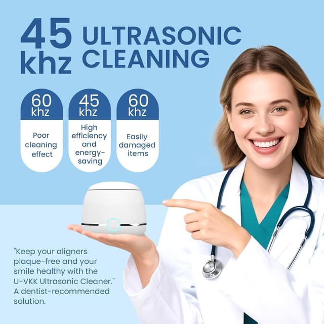 Detalle 2 de U-VKK Ultrasonic Retainer Cleaner 45 kHz