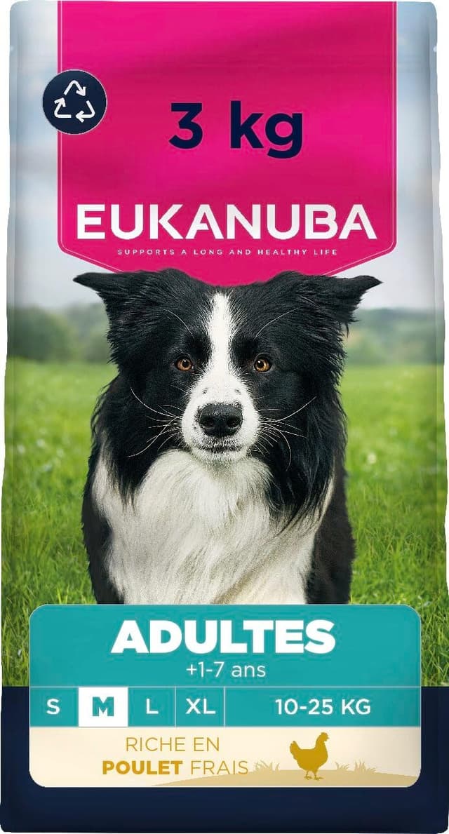 Detalle de EUKANUBA Life Care Croquettes poulet 3 kg