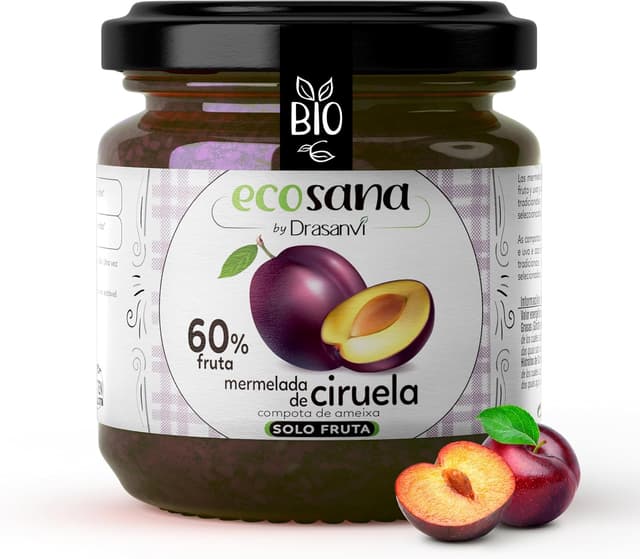 Imagen de ECOSANA MERMELADA EXTRA CIRUELA 250g 🍯 en OfertitasTOP