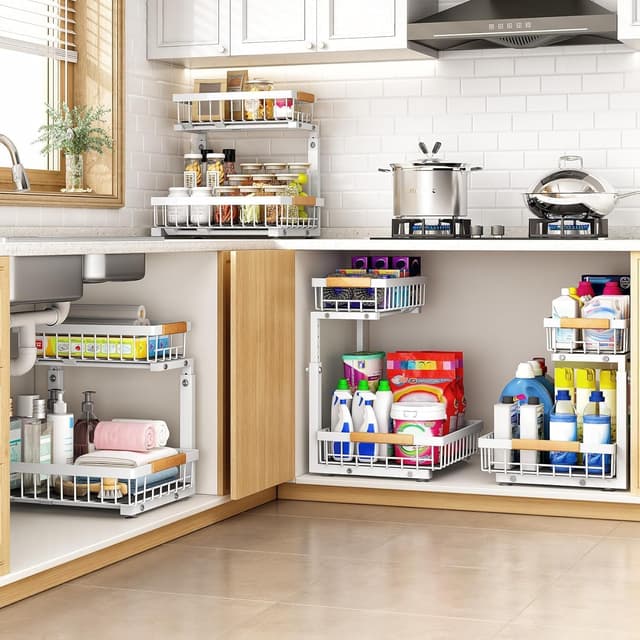 Thumbnail 5 de PXRACK 2-Pack Under Sink Organizer