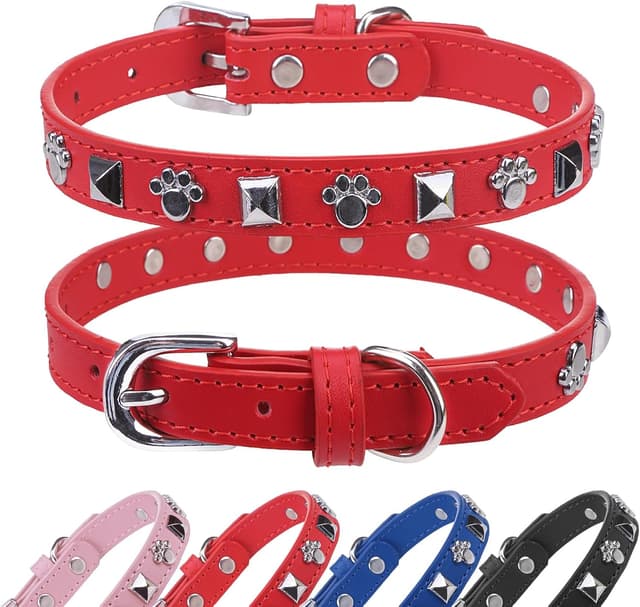 Imagen de SCENEREAL Leather Dog Collar S 11-14 in en OfertitasTOP