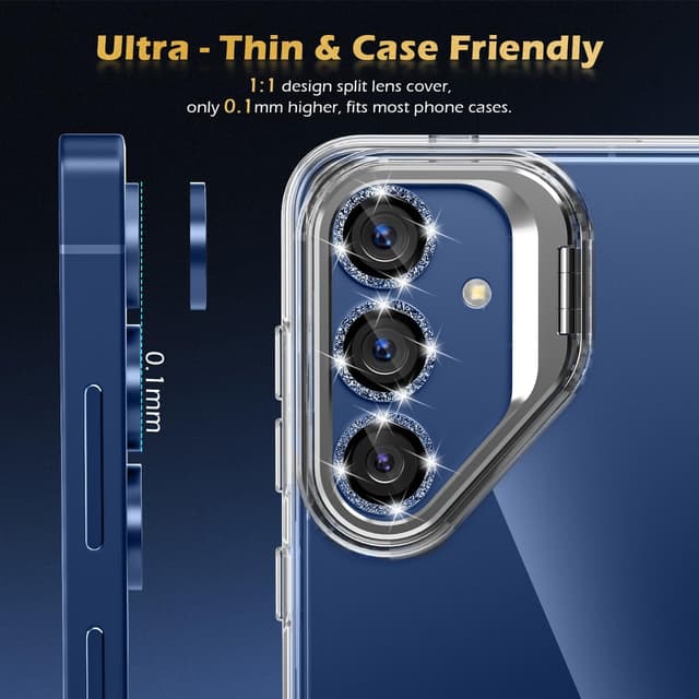 Thumbnail 4 de imluckies Galaxy S25 6.2" Camera Lens Protector