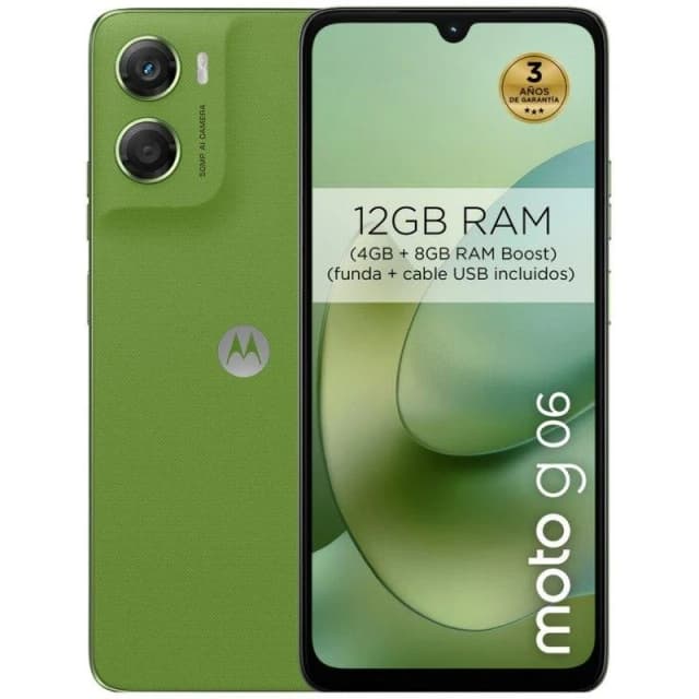 Imagen de Motorola Moto G06 5200 mAh Verde en OfertitasTOP